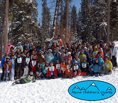 Group photo of the Alpine Children's Charity